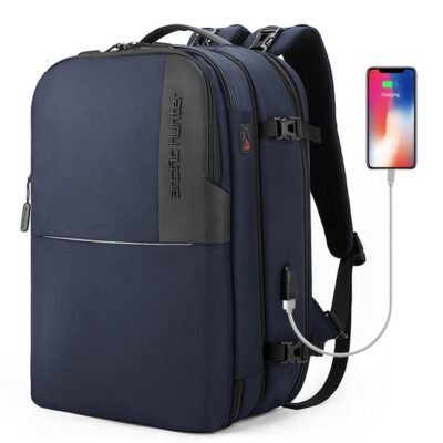ARCTIC HUNTER 2 in 1 Detachable Laptop Backpack 17 inch Laptop Custom Hiking Backpack Male Mochila waterproof backpack bag