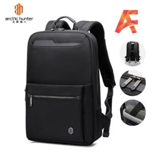 Backpack Arctic Hunter B00410 Tough men series, with the expanderc , Waterproof Smart Bagpack Laptop Bags Men Backpack Leather Laptop
