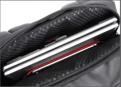 Men's Fashionable Backpack - Suitable for School and College, Water-Proof, High Capacity, USB Charging, Stylish, 15.6-Inch Laptop, Business, and Travel Backpack