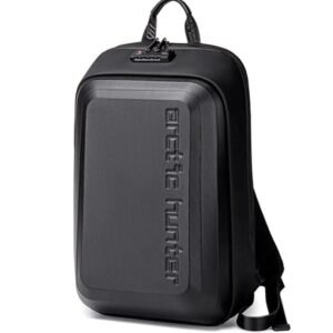 ARCTIC HUNTER Brand Laptop Backpack Anti-theft Waterproof School Backpacks Charging Men Travel Business Bag Backpack, Hard Case Carbon Fiber