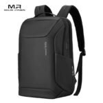 MR9111X Black Backpack. USB charging port, padded strap. For 15.6" laptop and tablet