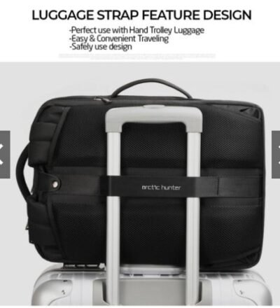 Men's Fashionable Backpack - Suitable for School and College, Water-Proof, High Capacity, USB Charging, Stylish, 15.6-Inch Laptop, Business, and Travel Backpack