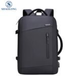 Shawlong 2020-1 # 19 inch premium quality laptop business and travel backpack with usb port (black)