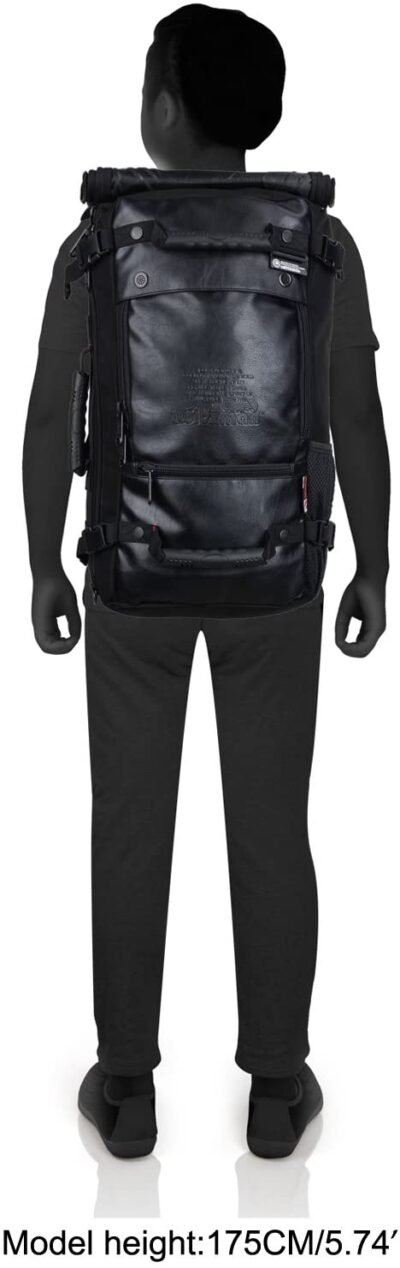 Witzman Travel Backpack Outdoor Hiking Camping Daypack Laptop Weekender Backpack 2023 (Black)