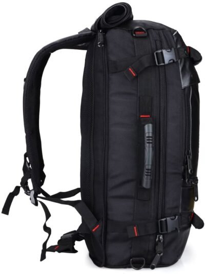 Witzman Travel Backpack Outdoor Hiking Camping Daypack Laptop Weekender Backpack 2023 (Black)