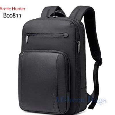 Arctic Hunter B00877 Expandable Office Laptop Backpack for Men Women 15.6'' Business Backpack Stylish Design and Ergonomic Comfort Water-Resistant for Work Commute and Daily Use