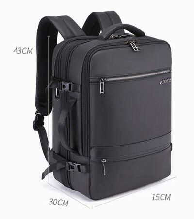 Men's Fashionable Backpack - Suitable for School and College, Water-Proof, High Capacity, USB Charging, Stylish, 15.6-Inch Laptop, Business, and Travel Backpack