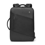 Arctichunter B00345 Men Travel Backpack for Laptop Bag with Multifunction USB Charging Port Expandable Backpacks