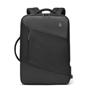 Arctichunter B00345 Men Travel Backpack for Laptop Bag with Multifunction USB Charging Port Expandable Backpacks