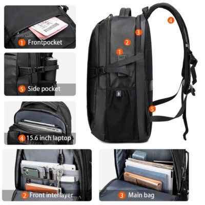 ARCTIC HUNTER B00388 Outdoor Climbing Backpack for Men Women Light Large Capacity Man Bags Hiking Bagpack Travel Schoolbag Mochila Male