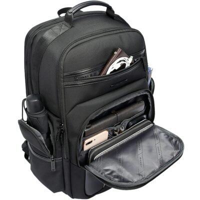 Bange BG-2602 Oxford Cloth Waterproof 15.6 inch laptop backpack, made of splash-resistant nylon, with anti-theft pocket and USB port