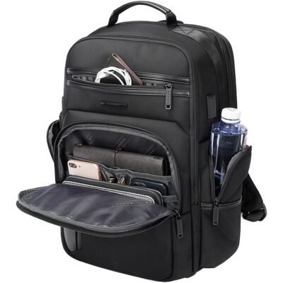 Bange BG-2602 Oxford Cloth Waterproof 15.6 inch laptop backpack, made of splash-resistant nylon, with anti-theft pocket and USB port
