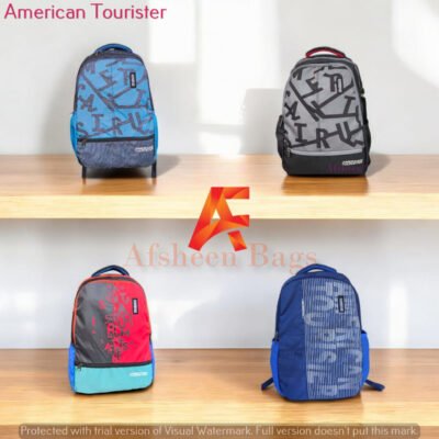 Versatile American Tourister Fizz backpack With RAin Cover, designed to meet all your daily needs, from campus to the office and Travel