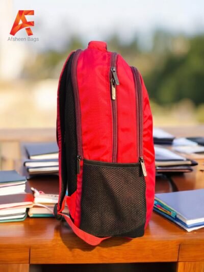 American Tourister vertical stripe pattern Backpack, the perfect fusion of bold design and uncompromising functionality built for the modern student and commuter
