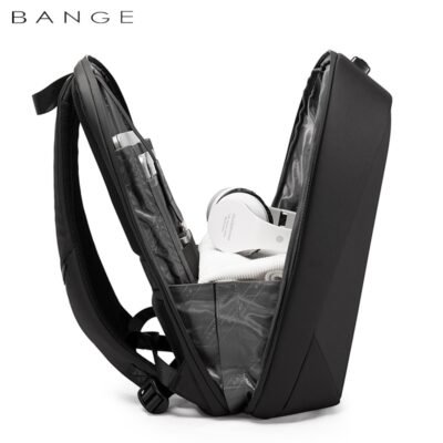BANGE BG-7251 Mens Business Double-Shoulder High-end Anti-Theft Laptop Bag Large Capacity Waterproof Backpack