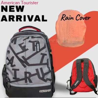 Versatile American Tourister Fizz backpack With RAin Cover, designed to meet all your daily needs, from campus to the office and Travel