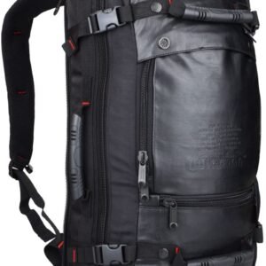 Witzman Travel Backpack Outdoor Hiking Camping Daypack Laptop Weekender Backpack 2023 (Black)