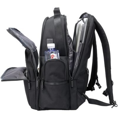 Bange BG-2602 Oxford Cloth Waterproof 15.6 inch laptop backpack, made of splash-resistant nylon, with anti-theft pocket and USB port