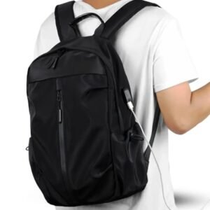 Laptop and Travelling Black Backpack by Fashion
