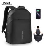 MR9068YY Casual Anti-thief Backpack With USB Port & Raincaot