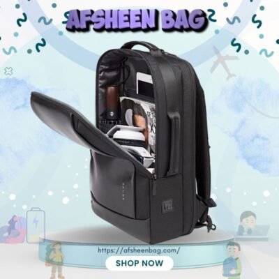 BG-22092.jpg76 BANGE BG-S52 Premium Oxford Cloth Waterproof Laptop Backpack for Men with USB Charging Port - 15.6 Inch Anti-Theft Smart Business Travel Bag & College School Backpack