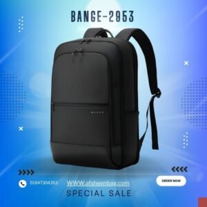 BANGE   2953   Water   Repellent   Laptop   Backpack   Bag   with   Multi   Compartment   Design