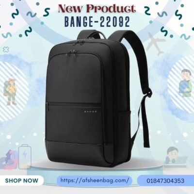 BG-22092.jpg80 BANGE 2953 Water Repellent Laptop Backpack Bag with Multi Compartment Design