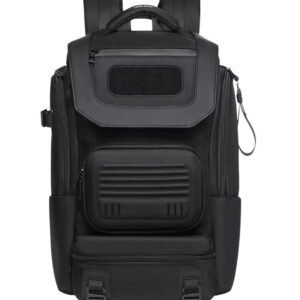 OZUKO-9840-Outdoor-Travel-Backpack-3 Ozuko 9840 Men's Backpack Breathable Mesh Shoulder Straps, Waterproof Bike Commutting Bag for Cycling, Climbing & Daily Use