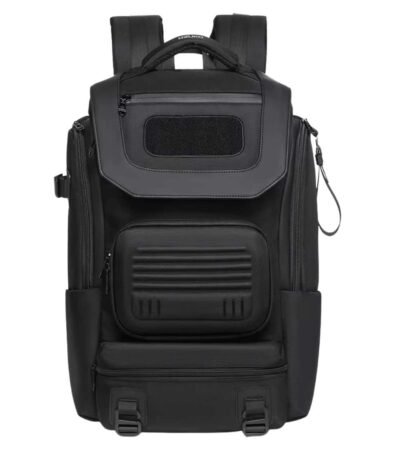 OZUKO-9840-Outdoor-Travel-Backpack-3 Ozuko 9840 Men's Backpack Breathable Mesh Shoulder Straps, Waterproof Bike Commutting Bag for Cycling, Climbing & Daily Use